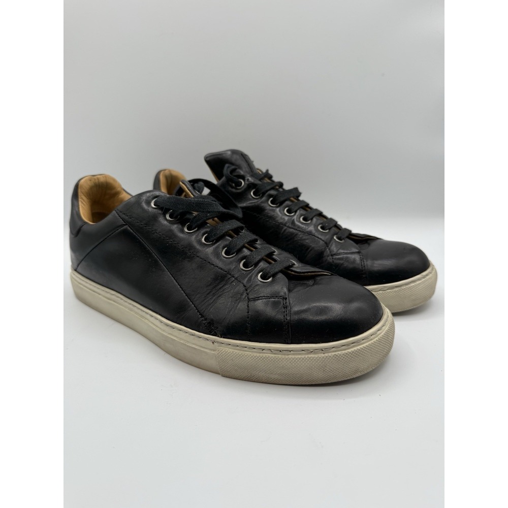 Mr. Hare x Cunninghams Black Leather Sneakers Men's Size 43 UK 9 / US 10